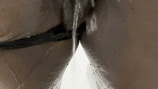 Knickers to Side Pissing in the Toilet POV