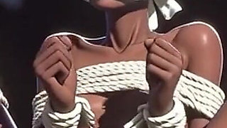 Thin Black African Slave Tied up - Horny & Begging for Dick