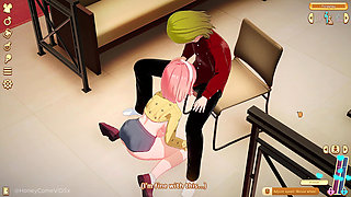 I meet&fuck big breasted girl in a hotel lobby