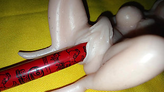 Realistic Silicone Sex Toy POV in 4K - Solo Doll Experience