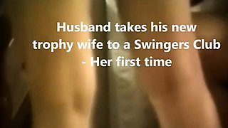 Big-Breasted American Amateur Makes Debut at Swingers Club w