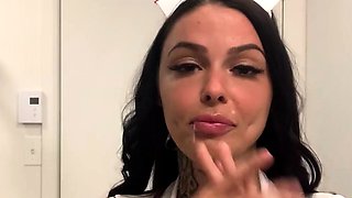 Gorgeous Brunette Great Big Boobs