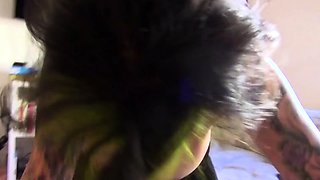 BIG TITS EMO MILF LOVES IT ROUGH