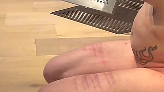 Handing Out Face Slaps to a Slave Who Cant See Them Coming