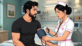 Desi Hot Doctor Bhabi Gives Special Treatment - Indian MILF Doctor Fantasy