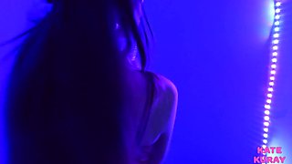 Teen Masturbating In BDSM Play