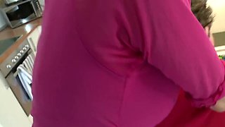 Blonde MILF Nikky Dream Double Penetration Kitchen Fuck Hardcore Anal