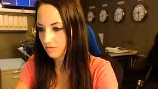 Naughty Teen Secretary on Webcam