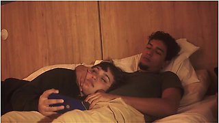 My Stepbrother We Watch A Movie And I End Up Feeling His Cock In My Mouth With Garganta Profunda
