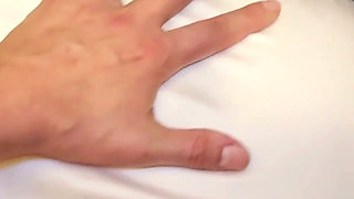 My Stepbrother Fucks Me While My Head Is Inside the Washing Machine and Covers My Tits in His Cum.