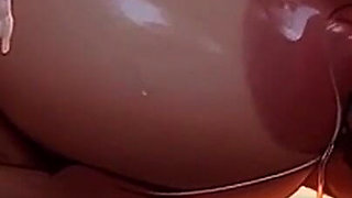 Giant Tittied MILFs Breastfeed Lesbians on the Beach