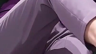 Blonde Boss in Purple Suit! Cyberpunk City Vs. Private Bedroom Contrast, Lazy Poses, Finger on Lips, Body Already Soaked!