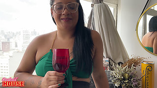 This Naughty Brunette Has Been Dating for a Short Time and Is Already Making the Guy a Cuckold
