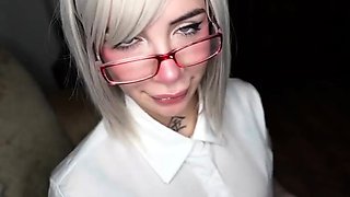 Nymphomaniac nerd doll turns hot and messy - LilMilk -
