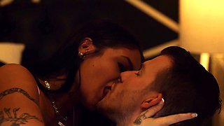 Ryan Reid gets showered with fresh jizz after a hot fuck
