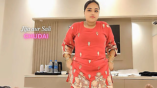 Indian Jija and Sali Had Great Sex Secretly From Stepsister