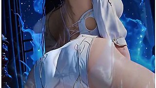Holy Fuck This Thick Chinese Beauty In White Lingerie Will Drain Your Sanity. Ai Generated
