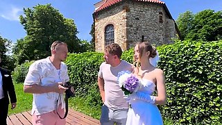 Bride Polly Youngs Fucked by Stranger Right at Her Wedding