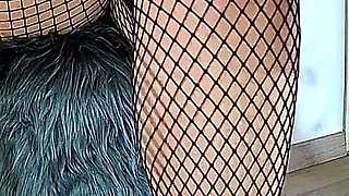 Misss a Catching You with Her Sexy Fishnets 1