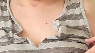 A Married Woman Masturbates in Front of the Mirror