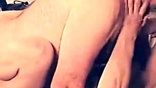 Vintage Porn of an Old Lady with Hairy Pussy Cumshot by Her Husband