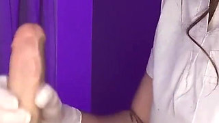 Prostate Exam - Nurse Handjob Latex Gloves