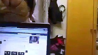 Arab MILF with Big Tits Dances at Home