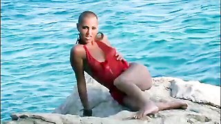 Nice-looking soul mate's fetish video