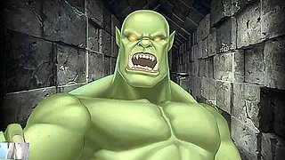 Giant Orc Hardcore Anal Sex