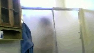 Mexican Aunt Maria spied on in the shower