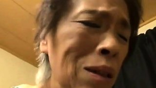 Skinny Japanese Granny's Orgasmic Adventure