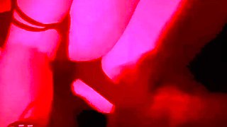 Cheating wifey getting prepared to give fellatios at night