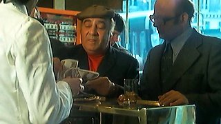 Vintage Italian MILF makes cum her boy