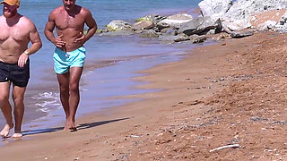 Mature Women on Boredom Beaches Catch Two Males