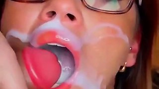 Busty JenKowski bukkake cumslut