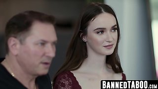 Hazel Moore enticed by step-father's ginormous man meat compulsion