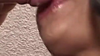 Lucy Thai Has Both Dicks Cumming in Her Mouth and Then Toys with Them