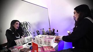 Kinky schoolgirl Adria Nite Pervert Tutor Dominated Big