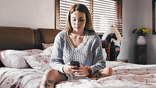 Girlsway - Cheating Gabbie Carter Gets Busted by Eliza Ibarra & Lulu Chu & Gets Payback Threesome