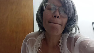 Seeing you at home without your wife is a great temptation, I love your cock, it's so delicious.