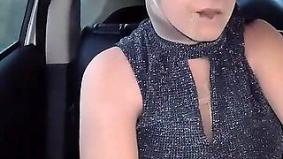 Risky Trip in Full Pantyhose Encasement Nylon Doll in the Car Ep. 336