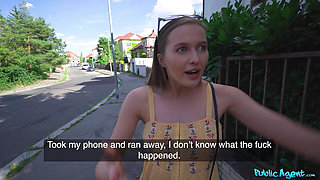 Public Agent - Stacy Cruz Flashes He Perfect Tits for Cash and Rides Big Dick