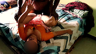 Indian Sexy Body Aunty in Saree Blouse Pussy Fingered Hard Fucking & Doggy Style Creampied