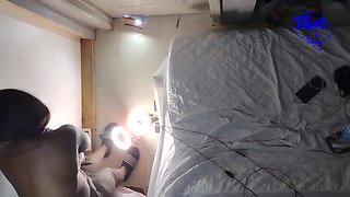 Texas thot enjoying some real homemade gloryhole action