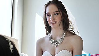 Hazel & Jazmin suck Tommy's thick cock in a wild foursome