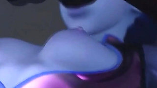 Widowmaker - First Day Secretary Job Ends with Boss BBC Anal - Overwatch 3D Porn