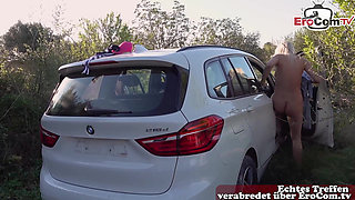German vacationer picked up at mallorca airport and fucked