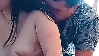 Ugly Old Stepfather Fucks His Stepdaughter in the Kitchen