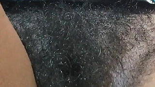 Cum on Hot MILF with Natural Hairy Pussy