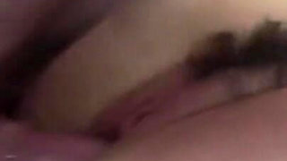 Skinny Hairy Brunette Babe Gets Fingered and Fucked Hardcore